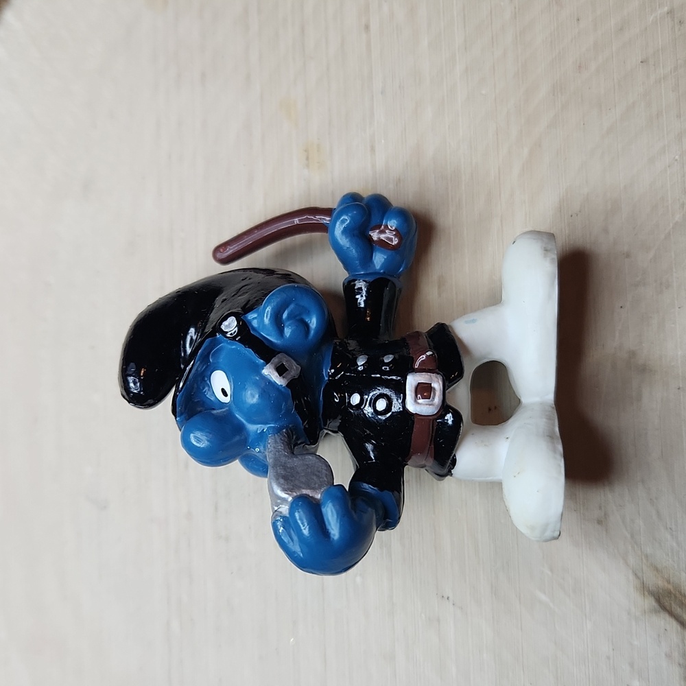 Smurfs Peyo Schleich Police Officer Figurine 1981